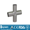 ISO/IDF Sanitary welded cross pipe fittings